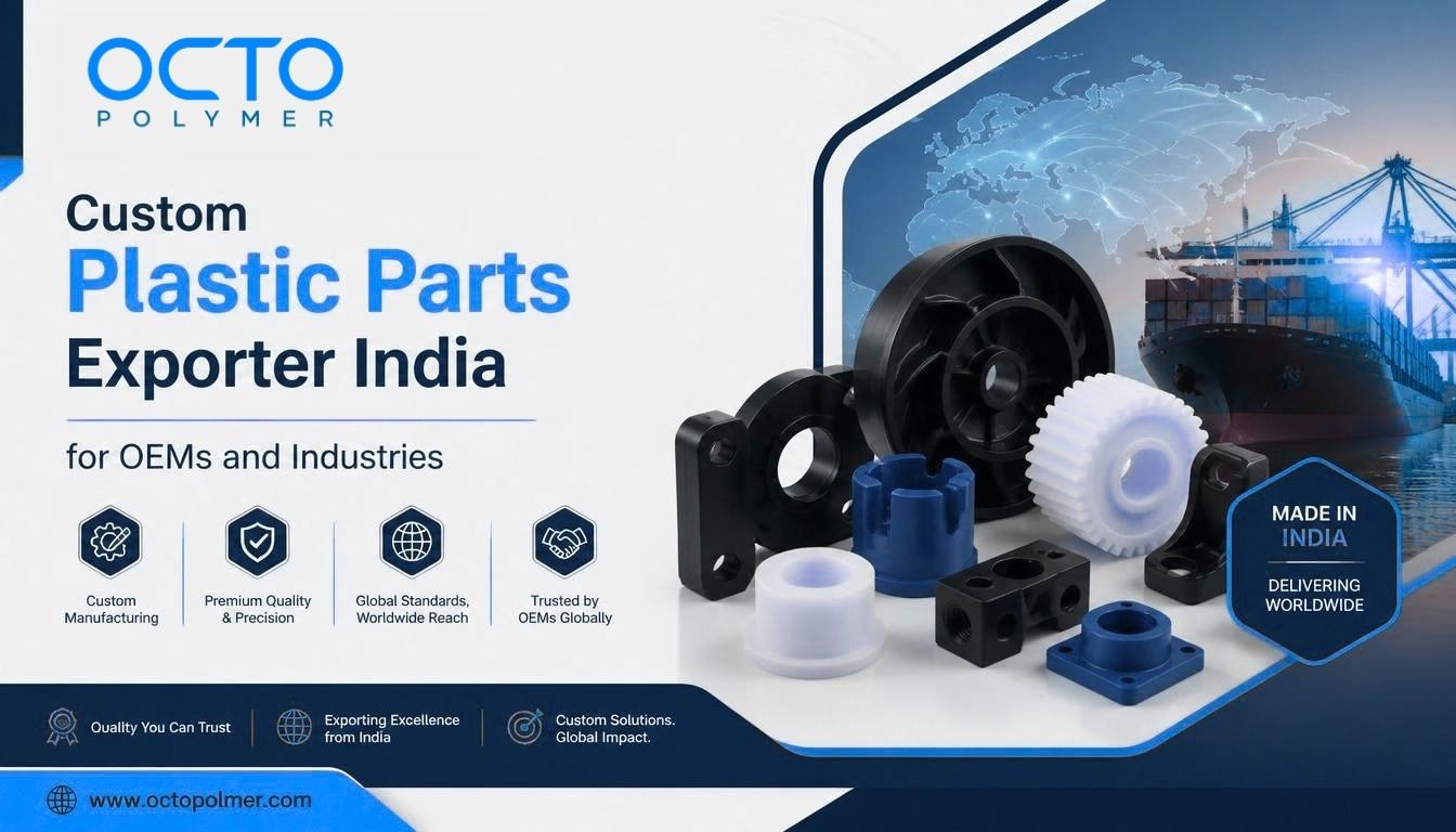 custom plastic parts exporters in india